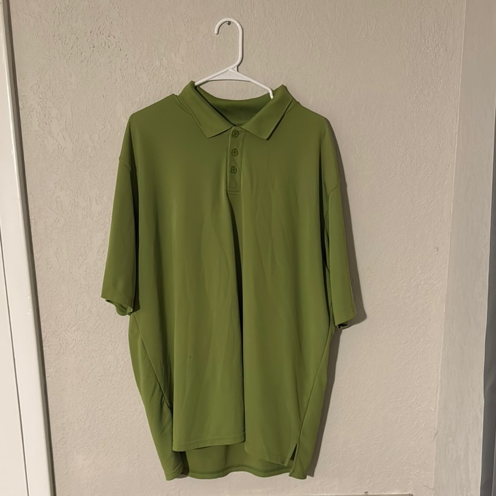 Under Armour Green Golf Polo Relaxed Fit
